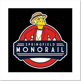 Springfield Monorail Posters and Art